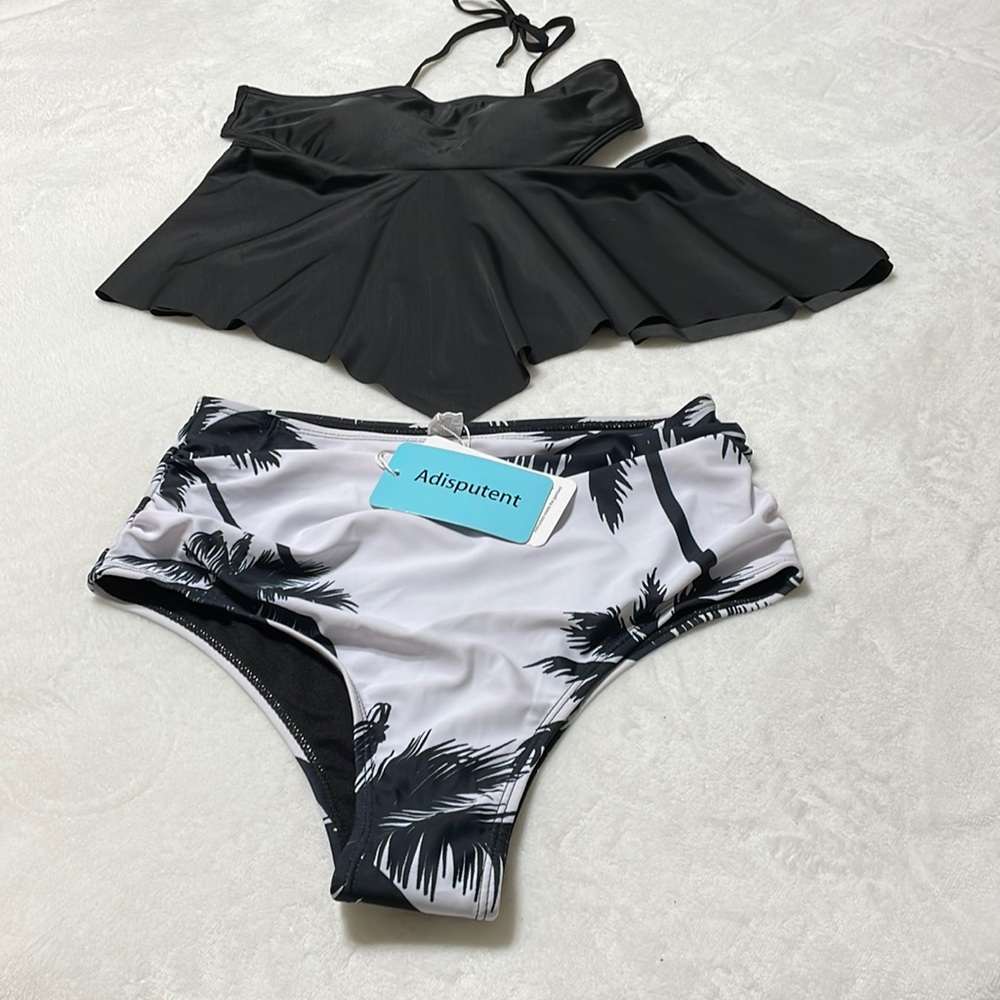 NWT 2 Piece Adisputent  Swimsuit.